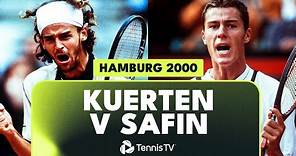 Gustavo Kuerten vs Marat Safin Five-Set THRILLER | Hamburg 2000 Final Extended Highlights