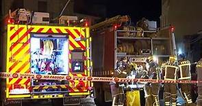 100 personas evacuadas por el incendio en un edifico de Solsona (Lleida)