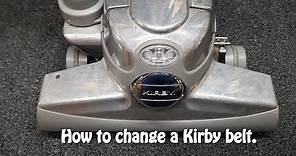 How to change a Kirby Vacuum belt