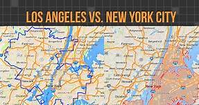 So How Big is Los Angeles? Here's a Set of Maps That Visualize It Compared to Other Major Cities