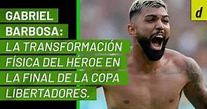 Gabriel Barbosa: la transformación física del héroe en la final de la Copa Libertadores.