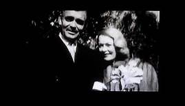 Clark Gable weds Sylvia Ashley newsreel from documentary