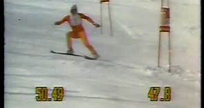 Alpine Skiing 1978 World Championships Mens Giant Slalom 2nd Run SUI Peter Luescher