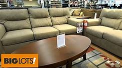 BIG LOTS SHOP WITH ME HOME FURNITURE SOFAS ARMCHAIRS KITCHENWARE DECOR SHOPPING STORE WALK THROUGH