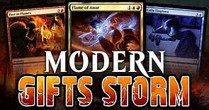 MAJOR UPGRADES FOR GIFTS STORM! Flame of Anor — Modern Izzet Storm Combo | Magic: The Gathering MTG