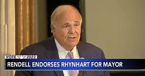 Ed Rendell endorses Rebecca Rhynhart in race for Philadelphia Mayor