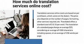 best translation services online