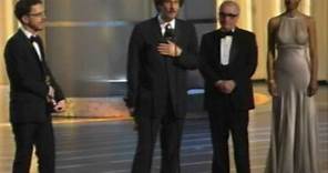 The Coen Brothers winning an Oscar® for Directing "No Country for Old Men"