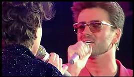 George Michael Lisa Stansfield "These Are The Days Of Our Lives" Live Queen
