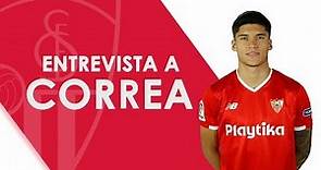 Entrevista a Joaquín Correa 10/11/17. Sevilla FC
