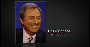 Des O'Connor passes away (1932 -2020) (UK) - BBC & ITV News - 15th November 2020