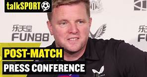 Eddie Howe gives his reaction to Newcastle 1-2 Liverpool | Post match press conference.