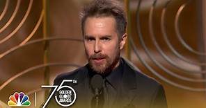 Sam Rockwell Wins Best Supporting Actor at the 2018 Golden Globes