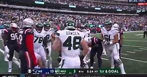 Nick Bawden First Career Touchdown | Patriots vs Jets | September 24, 2023