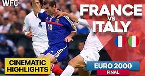 France 2-1 Italy | EURO 2000 Final Match | Highlights & Best Moments