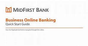 Business Online Banking Quick Start Guide Training Video