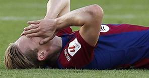 Barcelona sufre una dolorosa baja, Frenkie de Jong está lesionado