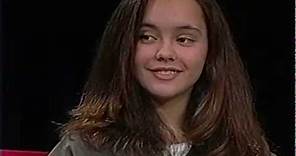 Christina Ricci interview.Age 13. 1993.