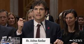 Ashton Kutcher Speech on Human Trafficking Before Congress | ABC News