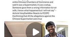 Gossip Mill Nigeria on Instagram: "Breaking News: “That Building was not a supermarket A Lot of the things said in that video was a Lie, didn’t you guys go to school they Pointed the entire Chinese Chambers of Commerce and said it was a Supermarket, It was a setup, Someone gave them a wrong information to run with, I know what happened but I will not say” - Activist VeryDarkMan Reacts to FCCPC Confirming that All the allegations against the Chinese Supermarket were true !!! (check previous Post