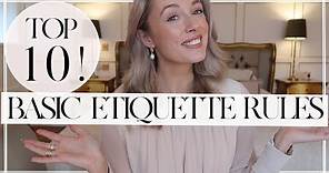 10 BASIC ETIQUETTE RULES TO FOLLOW EVERY DAY // Fashion Mumblr Finishing School!
