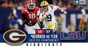 2019 SEC Championship Highlights: #2 LSU dominates #4 Georgia | CBS Sports