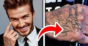 A Close Up Tour Of David Beckham’s Coolest Tattoos!