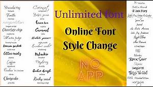 How to Change Font Style | Front Style | Online Font Changer