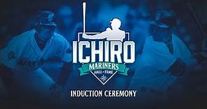 Ichiro Mariners Hall of Fame Induction Ceremony