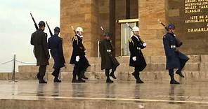 Changing of the Guard at Ataturk's Mausoleum (Ankara, Turkey)
