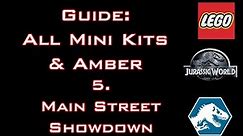 LEGO: Jurassic World - Guide: All Mini Kits & Amber "Main Street Showdown" - Commented