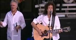 Queen - Imagine tribute to Lennon live