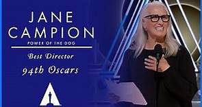 Jane Campion Wins Best Directing for 'The Power of the Dog' | 94th Oscars