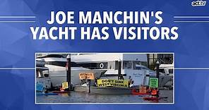 Kayaktivists Visit Joe Manchin's Yacht