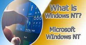 What is Windows NT? | Windows NT | Microsoft Windows NT | Windows NT Operating System |Urdu | Hindi