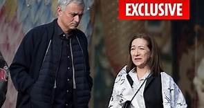 Jose Mourinho seen with wife after secret friendship with blonde revealed