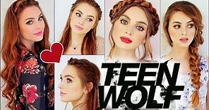Lydia Martin from mtv TEEN WOLF Braided Hairstyles | Holland Roden Tutorial