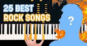 Top 25 Classic Rock Songs on Piano 🤘🎹
