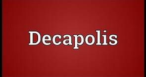 Decapolis Meaning