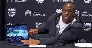 Mike Brown brought a laptop to postgame interview to show why he got ejected 😂