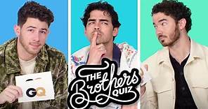 Joe, Kevin and Nick Jonas Take a Brothers Quiz | GQ