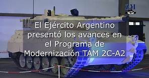 El Ejército Argentino presentó los avances en el Programa de Modernización TAM 2C-A2