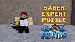 How To Solve The Saber Expert Blox Fruits Puzzle | Saber Expert Quest | How To Get Saber?