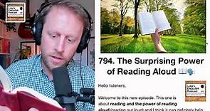 794. The Surprising Power of Reading Aloud (Article) 📖🗣️