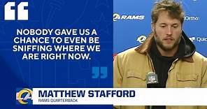 Matthew Stafford says he's "PROUD of the guys, PROUD of their EFFORT" | CBS Sports
