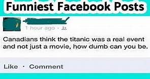 Top 23 Funniest Facebook Posts Ever - Funny Comments & Status