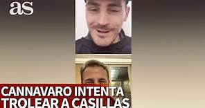 Cannavaro intenta trolear a Casillas y se lleva un zasca que sonó hasta en China | Diario As