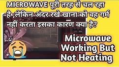 Microwave oven working but not heating|basic problem LG microwave|lg microwave not heating