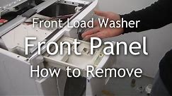Frigidaire Front Load Washer - Front Panel Removal - Drain Pump Access