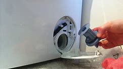 Bosch Service Flap drain water washing machine dryer